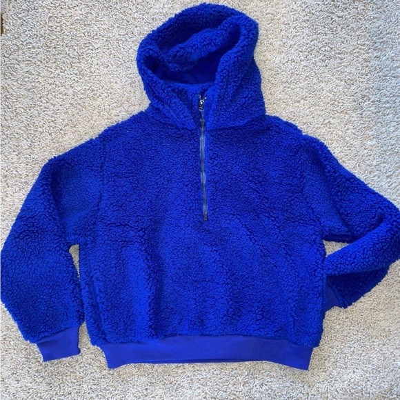 Victoria secret Sherpa hoodie size large - Picture 7 of 9